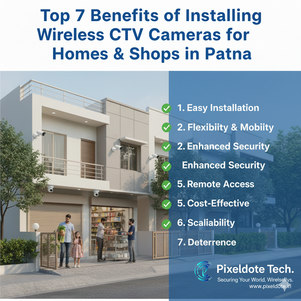 Top 7 Benefits of Installing Wireless CCTV Cameras for Homes & Shops in Patna