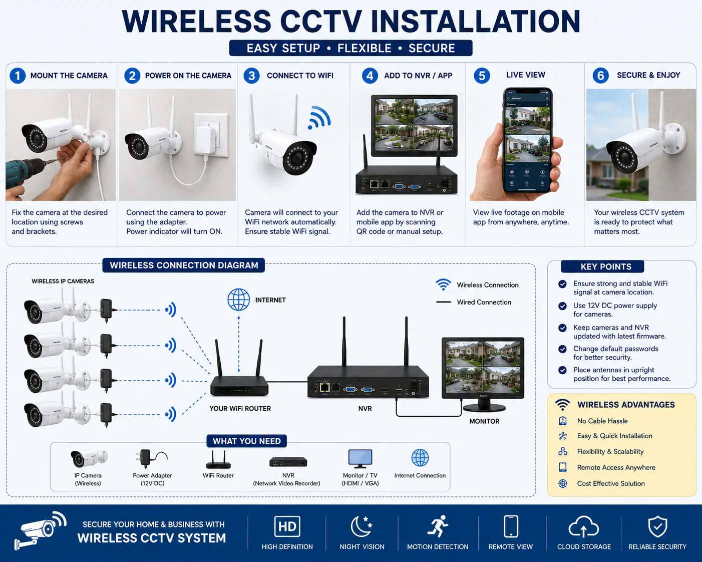 wireless cctv installation