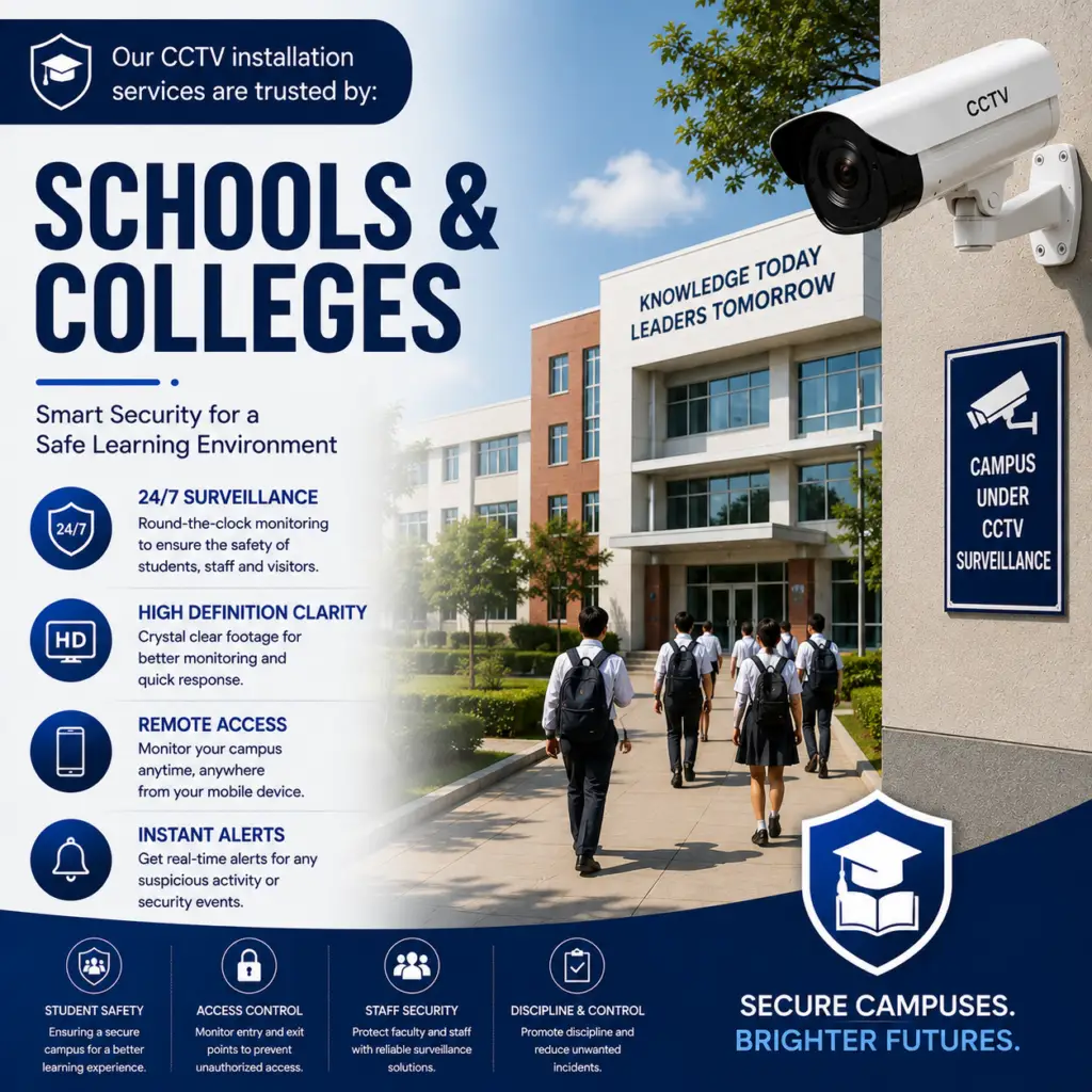 CCTV installation in school and college patna