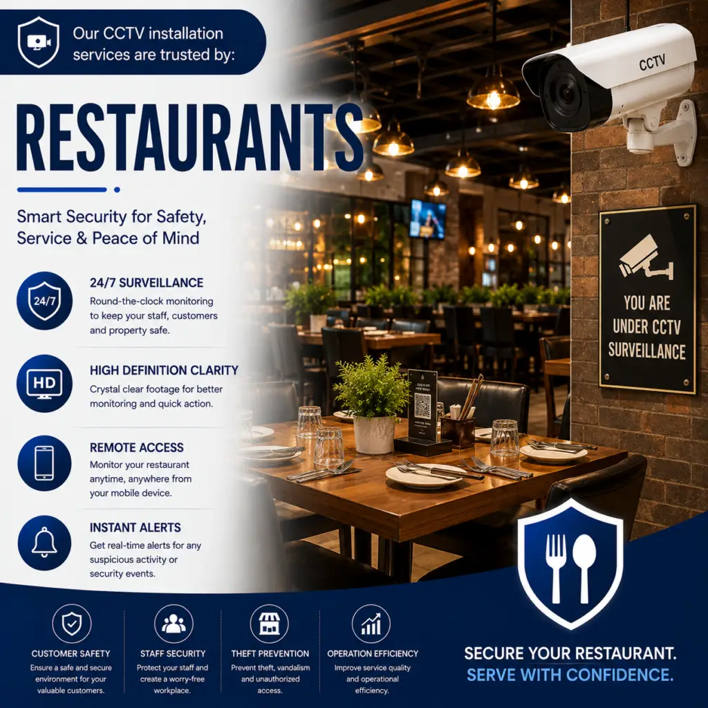 cctv installation patna restaurent