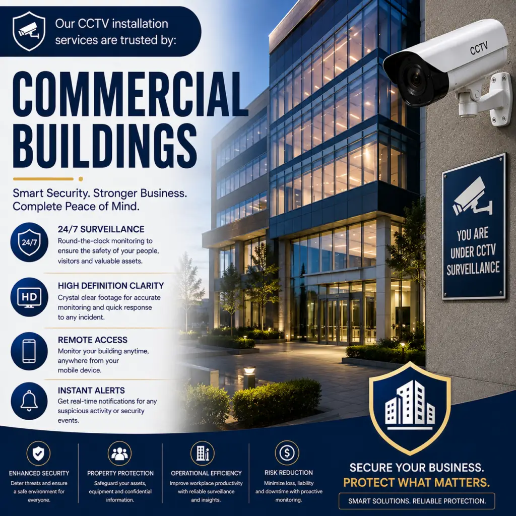cctv installation patna Commercial Buildings